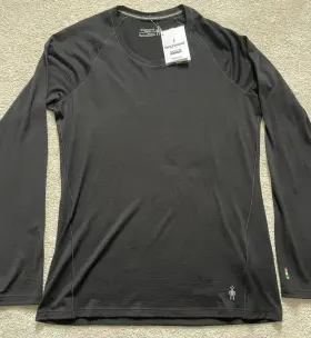 Sw015255001-l Smartwool Nwt Womens Merino 150 Baselayer Long Sleeve Black Size L