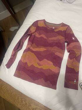 Smartwool Sw016122c13 Xs Base Layer For Kids Merino 250 Wool