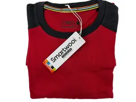 Sw016349j34 Smartwool Classic Thermal 100% Merino Wool Base Layer Crew Mens Large