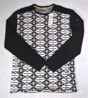 Sw016349m97-xxl Smartwool Mens Merino 250 Baselayer Thermal Black Colliding Clouds 2xl New