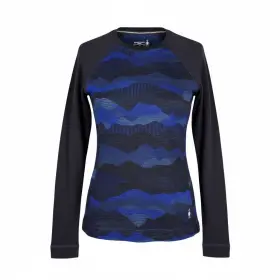 Sw016371k56 Smartwool Base Layer Merino Thermal Womens Medium Crew Blueberry Hill Mountain
