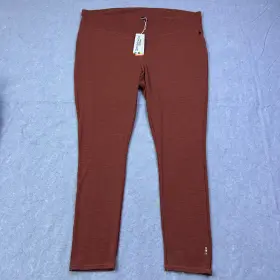 Sw016784 Smartwool Womens 3x Classic Thermal Merino Wool Base Layer Bottom Pecan Brown