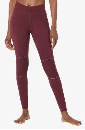Sw016823k17 Smartwool 135 Women S Intraknit Thermal Base Layer Leggings-black Cherry-large