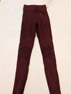 Sw016828k17xl Smartwool Intraknit Thermal Merino Base Layer Womens Leggings Black Cherry Xs