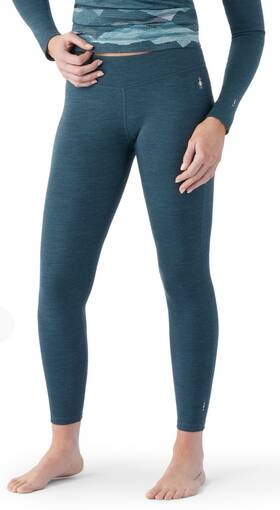 Smartwool Sw01924g75-xl Womens Xl Merino 250 Baselayer Bottom Pants 120 Twilight Blue Heather