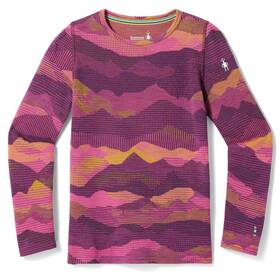 Smartwool Sw0sn110m21-530 Classic Thermal Merino Base Layer Top Kids S Purple Crew Neck Red696