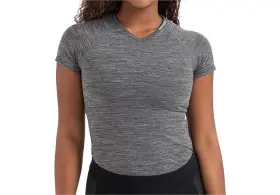 64119-1602 Specialized Seamless Baselayer Ss Wmn Heather Grey S