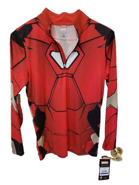 Spyder 179228 Marvel Limitless Kids Xl 1/4 Zip T-neck Base Layer Ironman 75 Nwt
