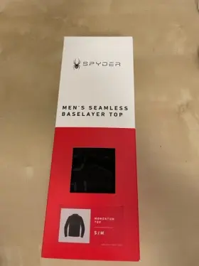 Spyder 192636291386 Men S Momentum Base Layer Top S/m Brand New In Box