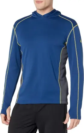 Spyder 192636451629 Mens Baselayer Hoodie Abyss Large