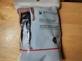 Spyder 192636451926 Mens Midweight Base Layer Pant Size Large New With Tags