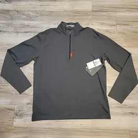Spyder 886311876196 Tracker 1/2 Zip T-neck Fleece Mens Xl Gray Ski Snowboard Baselayer Nwt