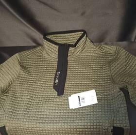 Spyder Smf026 Boys Olive Thermoweb 2.0 Flexweb Base Layer Top Long Sleeve S
