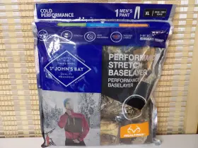 St. Johns Bay 761253093224 Mens Cold Performance Realtree Thermal Pants Size Xl