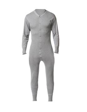 Stanfields 067205933397 Mens Standard Premium Cotton Thermal Union Suit Grey M