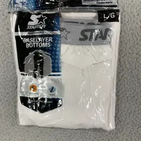 Starter 636458238490 Performance Baselayer Bottoms Men S Large Long Johns White New