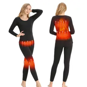 Sun Will 098185903728 Thermal Underwear Set Women Men Breathable Flexible Undershirt Snow Gear For