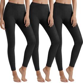 Sweetyweee Sweetyweee-ssaa-v046 3 Pack Womens Waffle Thermal Bottom Warm Lightweight Underwear Pants Tights