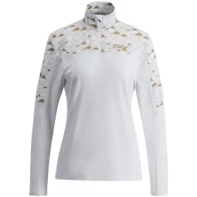10154 Swix Infinity Light 1/2 Zip Top - Womens Small / Bright White/dune