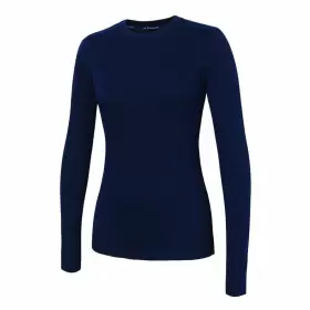 Terramar 721357002096 Womens Standard Thermawool Half Zip Smoke Heather Small 6-8