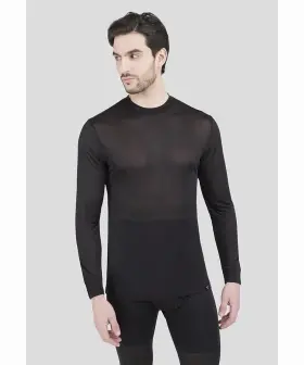 Terramar 721357005431 Mens Thermasilk Filament Crew L