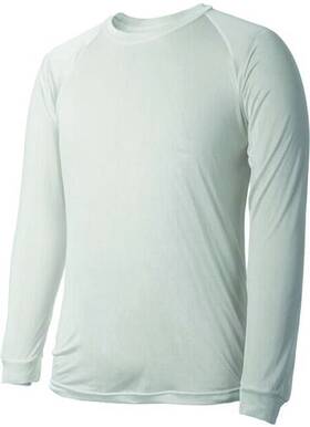 Terramar 721357005455 Thermasilk Mens Crew Medium Natural Clothing