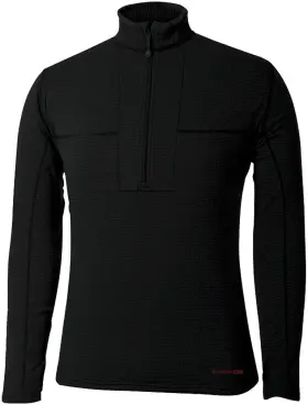 Terramar 721357008494 Ecolator Fleece Eco Mens Ls Zip Blk Lg Clothing