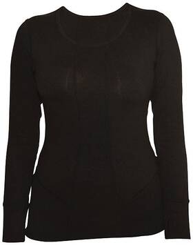Terramar 721357043969 Womens Thermolator Cloud 9 Crew Neck Top - Thermal Micropoly &