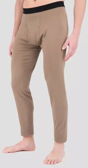 Terramar 721357053197 Mens 4.0 Military Fleece Pant Brown Size Small