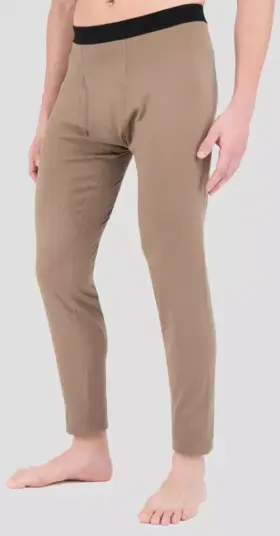 Terramar 721357053197 Mens 4.0 Military Fleece Pant Brown Size Small