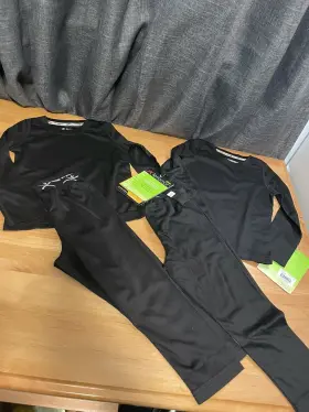 Terramar 721357110760 Kids 2 Pc Set Climasense 2.0 Base Layer Sets Nwt Size 2t