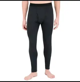 Terramar 721357162158 Military Fleece 4.0 Mens Baselayer Thermal Pants Black Small