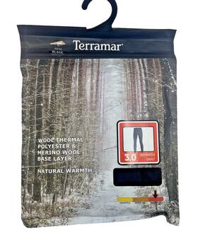 Terramar 721357285444 New Mens L 42/44 Wool Thermal Polyester And Merino Base Layer Pant