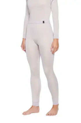 Terramar 721357365108 Womens Thermasilk Pointelle Pant Gray Small