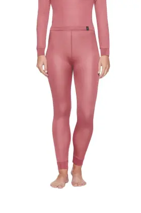 Terramar 721357452952 Womens Standard Thermasilk Pointelle Pant Dusty Berry Small