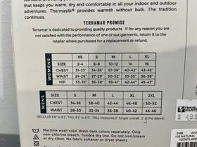 Terramar 721357467024 New Cloud Nine Base Layer Pants Shirt Womens Medium 10/12 Rei Natural
