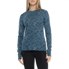 Terramar 721357494129 110 Woolskins Women S Merino Base Layer Top - Wave Range-medium-new