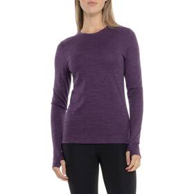 Terramar 721357519259 110 Woolskins Womens Base Layer Top - Purple Heather Small-new Tags