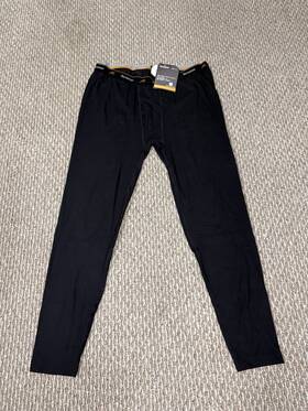 Terramar 8487 Size Xl Black Body Sensors Thermal Base Layer Pants