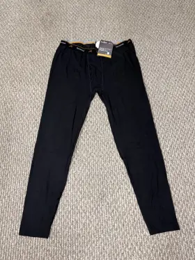8487 Terramar Size Xl Black Body Sensors Thermal Base Layer Pants