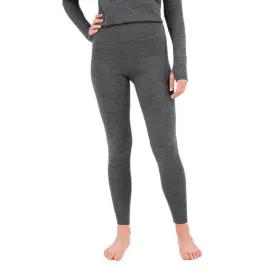 Tw9168008l Terramar Ultra Merino 2.0 Womens Pant Baselayer Charcoal Heather Large