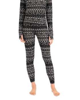 Tw9168009m Terramar Ultra Merino 2.0 Womens Pant Baselayer Black Back Country Medium