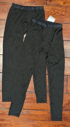 Terramar W8347 2x Climasense Polypropylene Lightweight Mesh Knit Pants Sz M Nwt