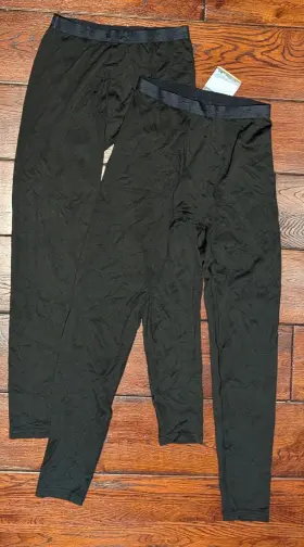 W8347 Terramar 2x Climasense Polypropylene Lightweight Mesh Knit Pants Sz M Nwt