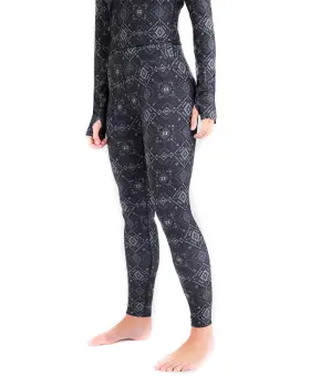 W9178 Terramar 2.0 Womens Pant Baselayer Black Cloud Nine M L Xl