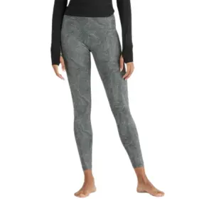W9212-036-m Terramar 3.0 Below Zero Womens Baselayer Tights Typography Melange Medium