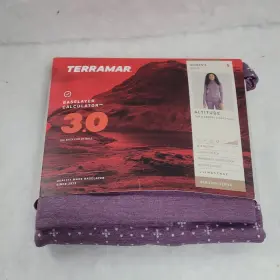 W9326 Terramar Womens Altitude Turtleneck Starry Night Top Base Layer Sz S