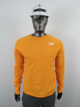 A5j8156p The North Face Mens Summit Futurefleece Fleece Crew Sweater Pullover - Gold
