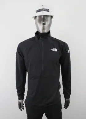 A5j8rjk3 The North Face Mens Summit 1/2 Zip Futurefleece Fleece Sweater Pullover Jacket Black