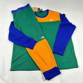 Birt122930 The North Face Nwt 3xl Me Flash Dry Base Layer Plaid Waffle Set 2 Piece Xxxl